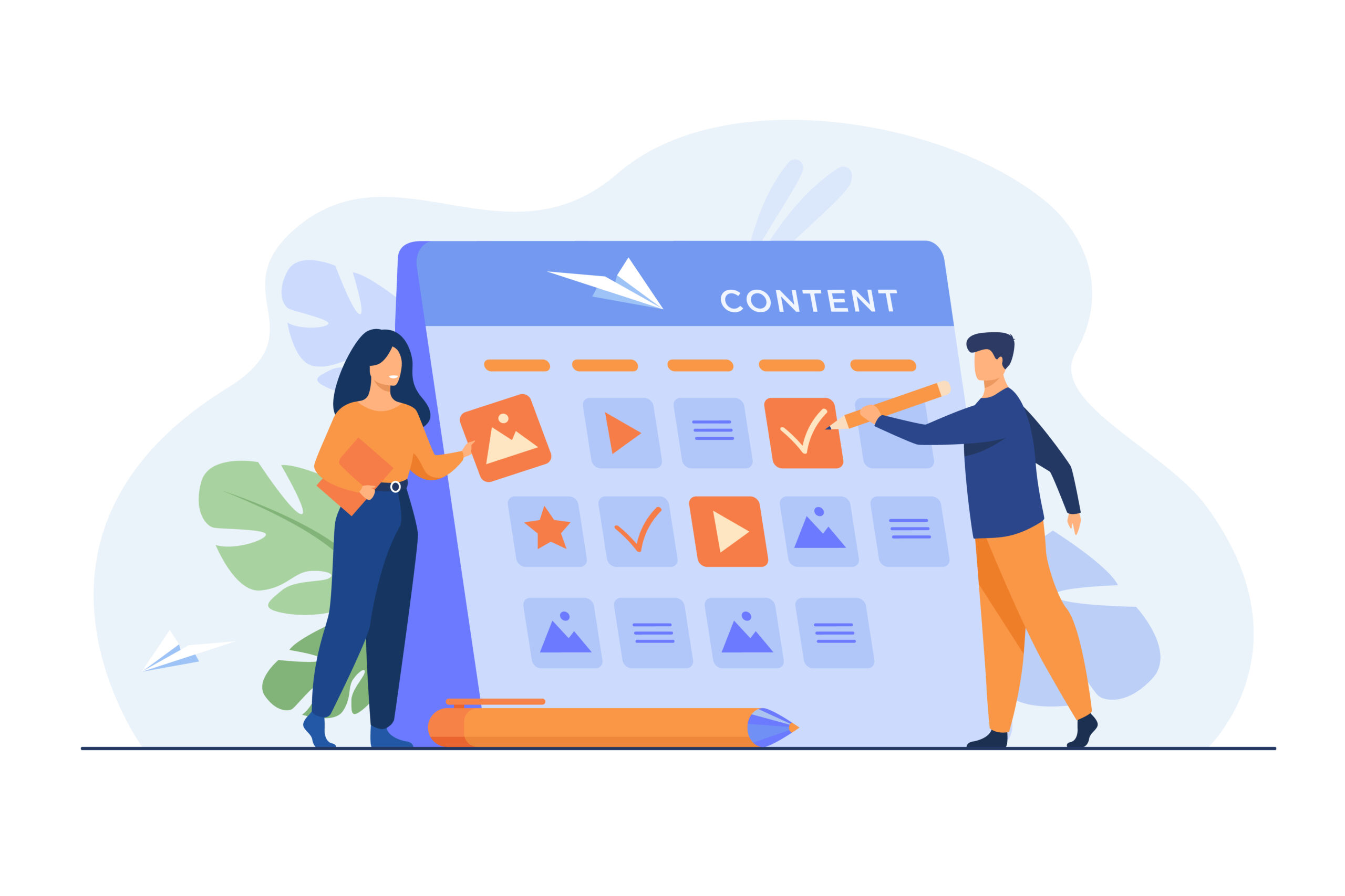 happy seo planning campaign for social media