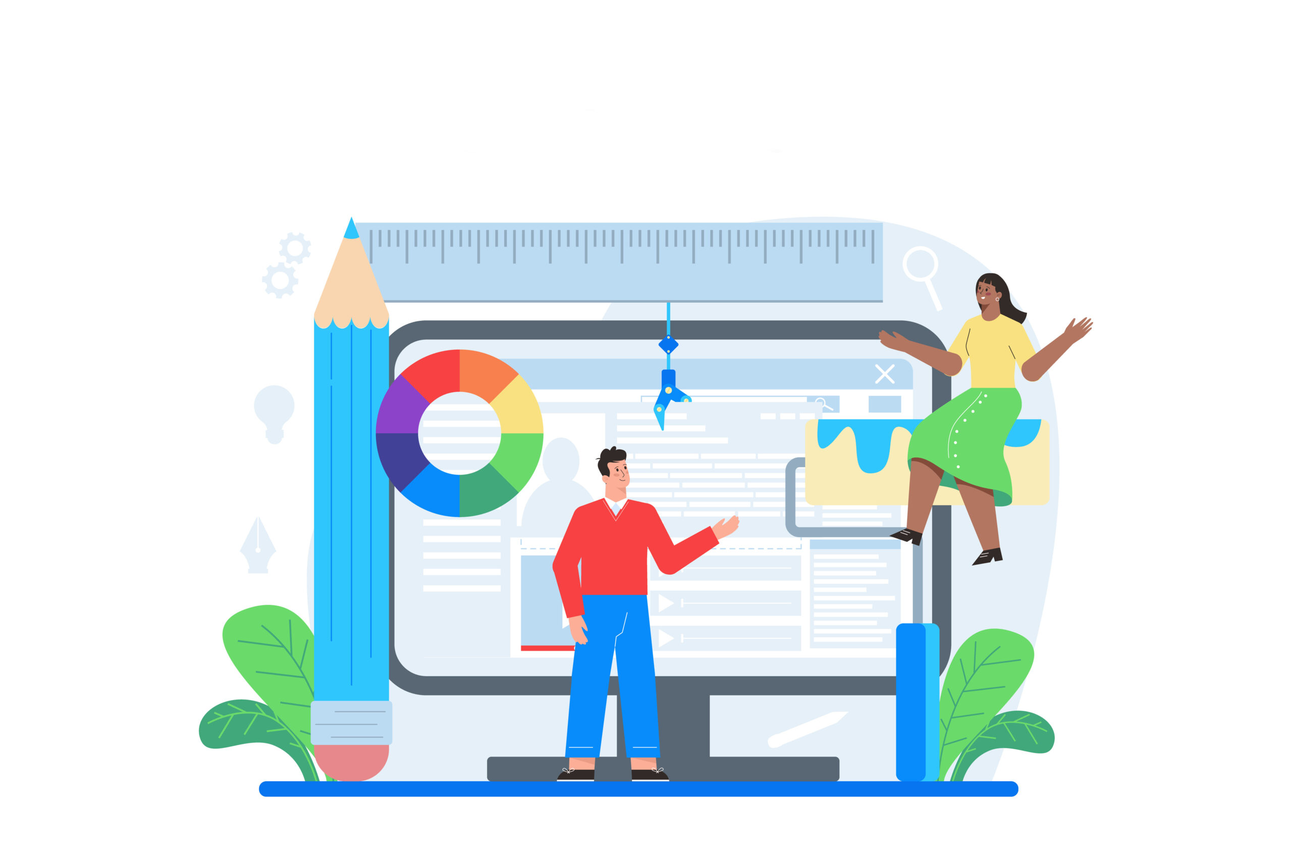 happy seo planning campaign for social media